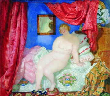  moderno Pintura Art%C3%ADstica - belleza 1918 Boris Mikhailovich Kustodiev desnudo moderno